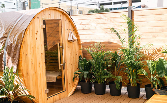 W sauna